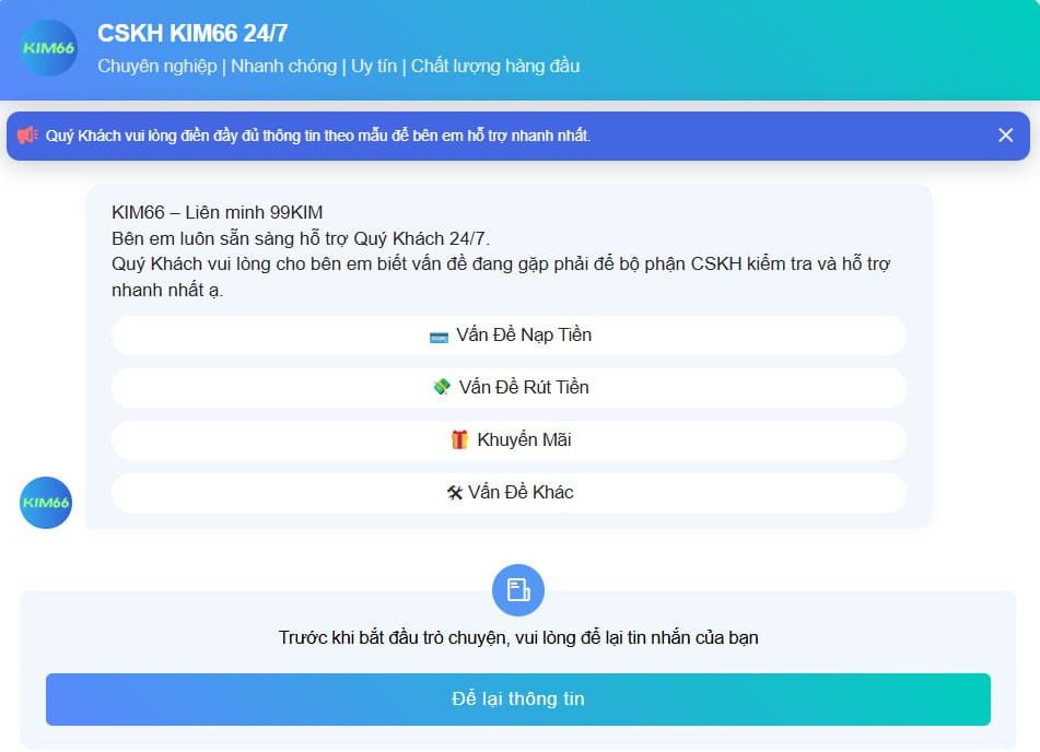 Bảo hiểm cược đầu Kim66
